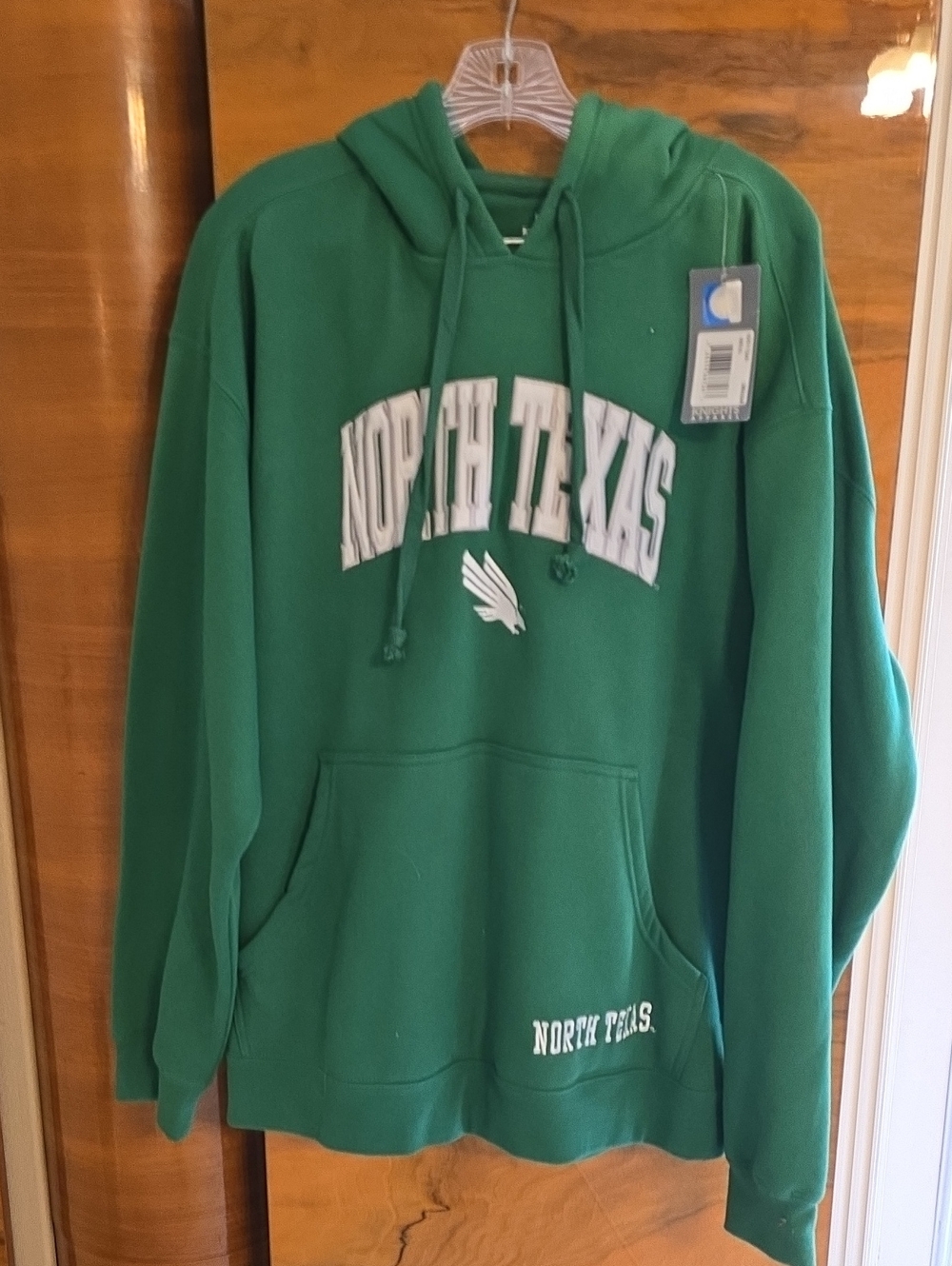 Knights Apparel Green North Texas Crewneck Hoodie